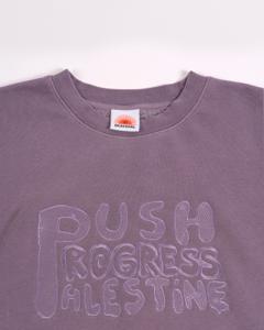 Asira10 'Push Progress Palestine' Crew (Plum) hover image