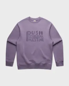 Asira10 'Push Progress Palestine' Crew (Plum)