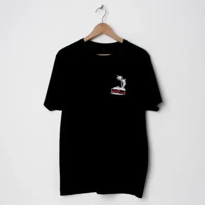 SkatePal 'Palms' Tee (Black)