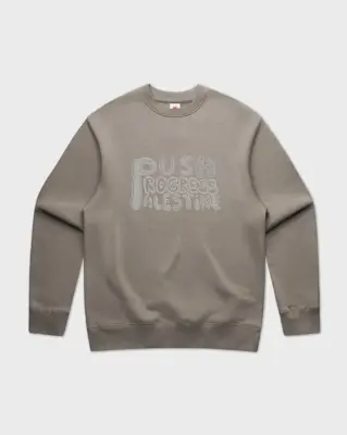 Asira10 'Push Progress Palestine' Crew (Cement)