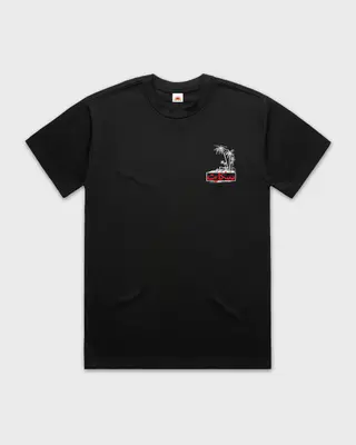 SkatePal 'Palms' Tee (Black)