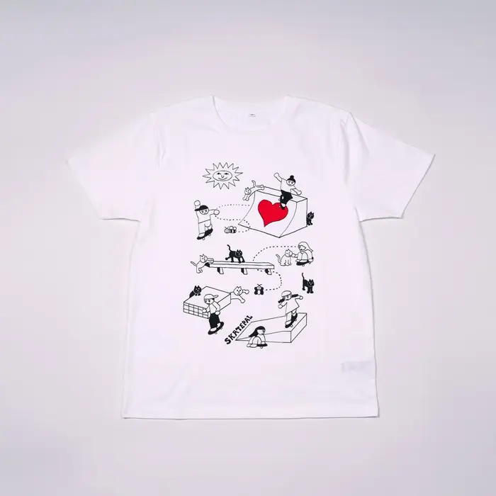 Momoe Narazaki x SkatePal 'Park' tee