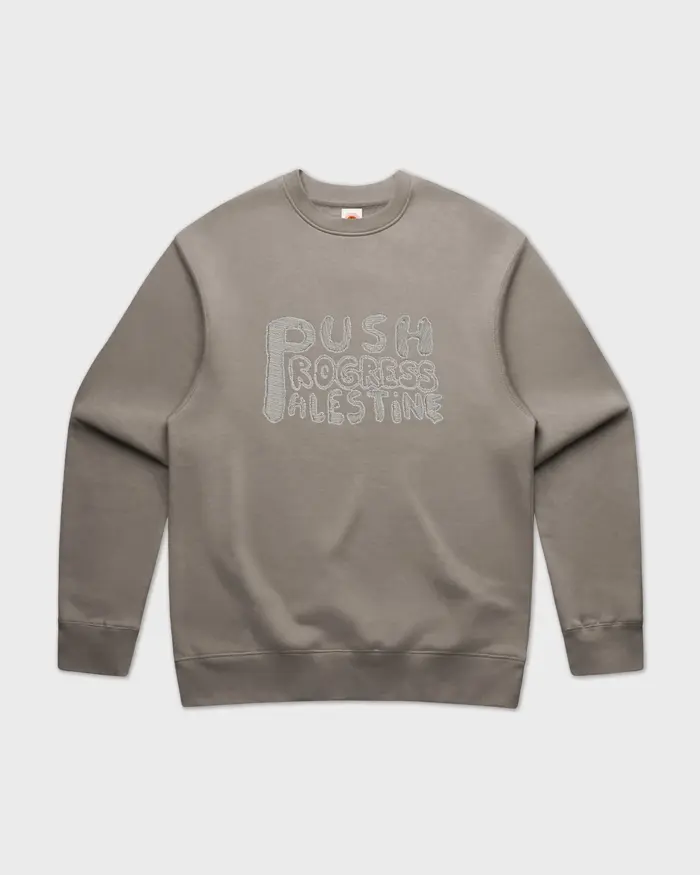 Asira10 'Push Progress Palestine' Crew (Cement)